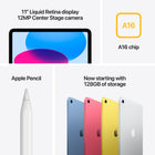 Apple iPad 11" - A16 Chip - Wi-Fi - 128 GB - Silver