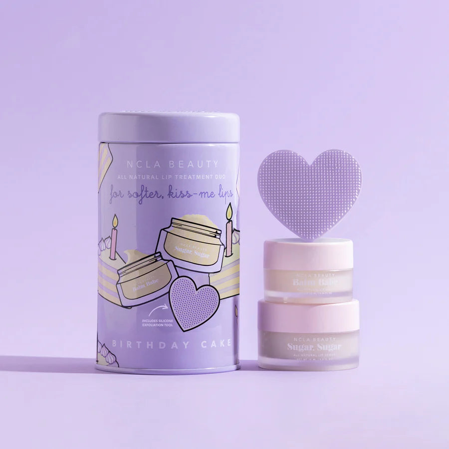 Birthday Cake Lip Care Duo + Lip Scrubber
