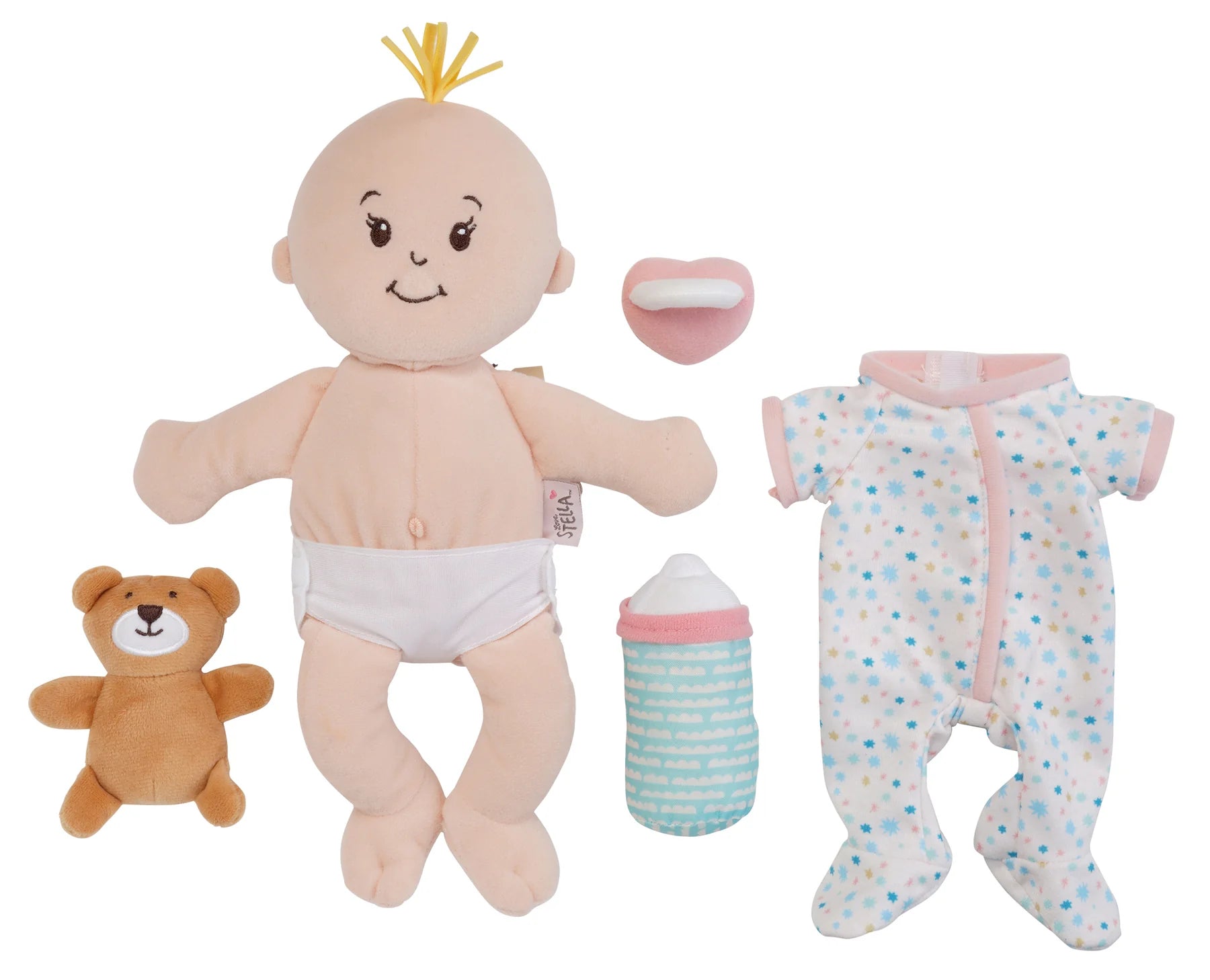 Love, Stella Sleepy Time Set Peach Doll with Blonde Tuft