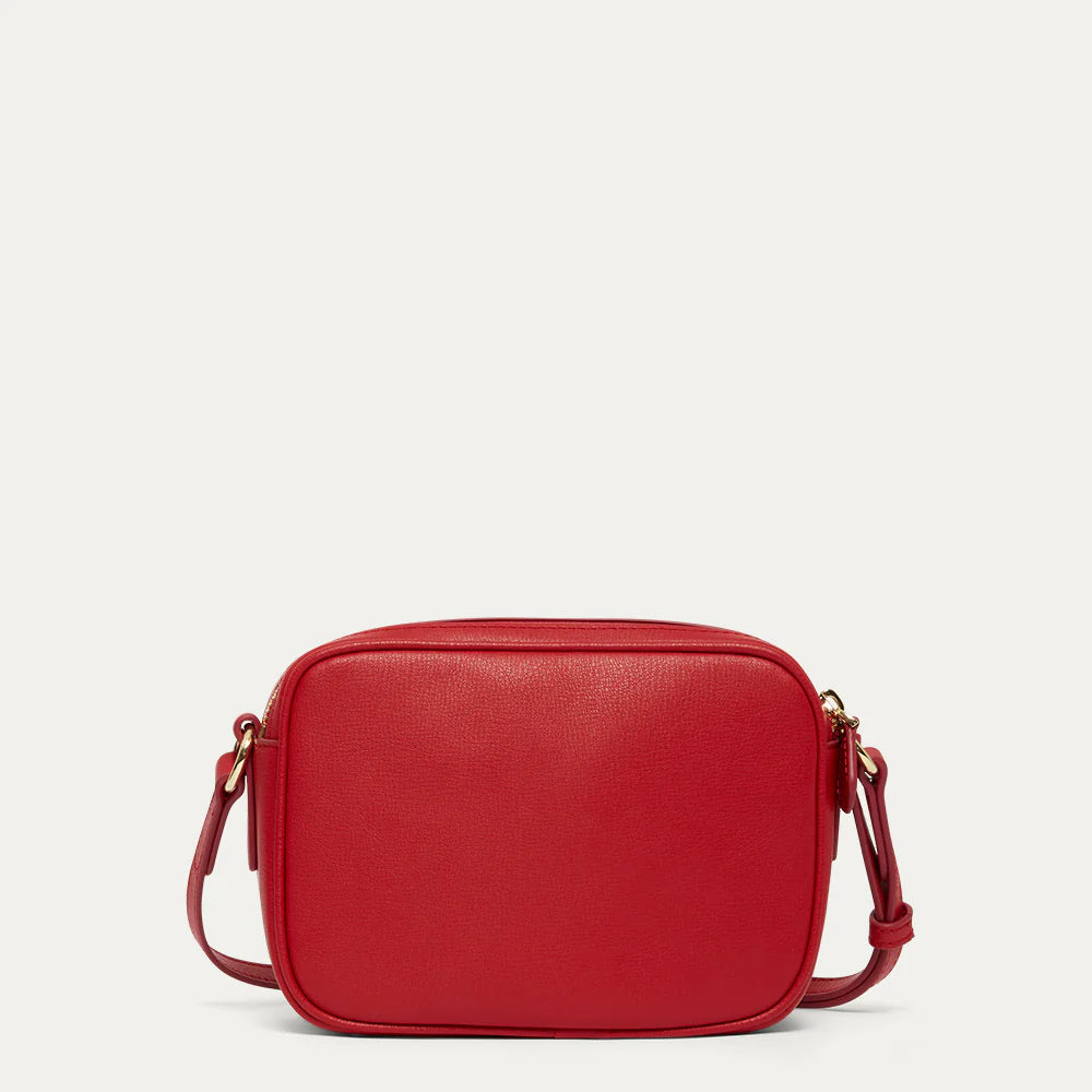 LULU RED LEATHER COLE CROSSBODY & KAI GLOVE SET