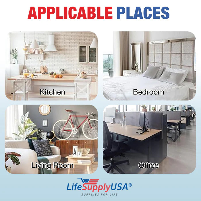 LifeSupplyUSA Complete Replacement Filter Set (1 True HEPA Air Cleaner Replacement Filter + 4 Carbon Filters) Compatible with Whirlpool Whispure AP450 AP510 AP45030HO Air Purifiers (2-Pack)