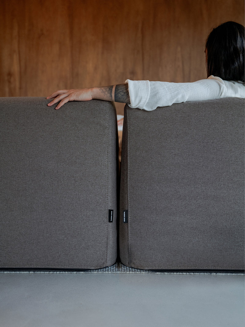 Modo 3 Piece (142") Sofa - Performance Fabric - Mocha