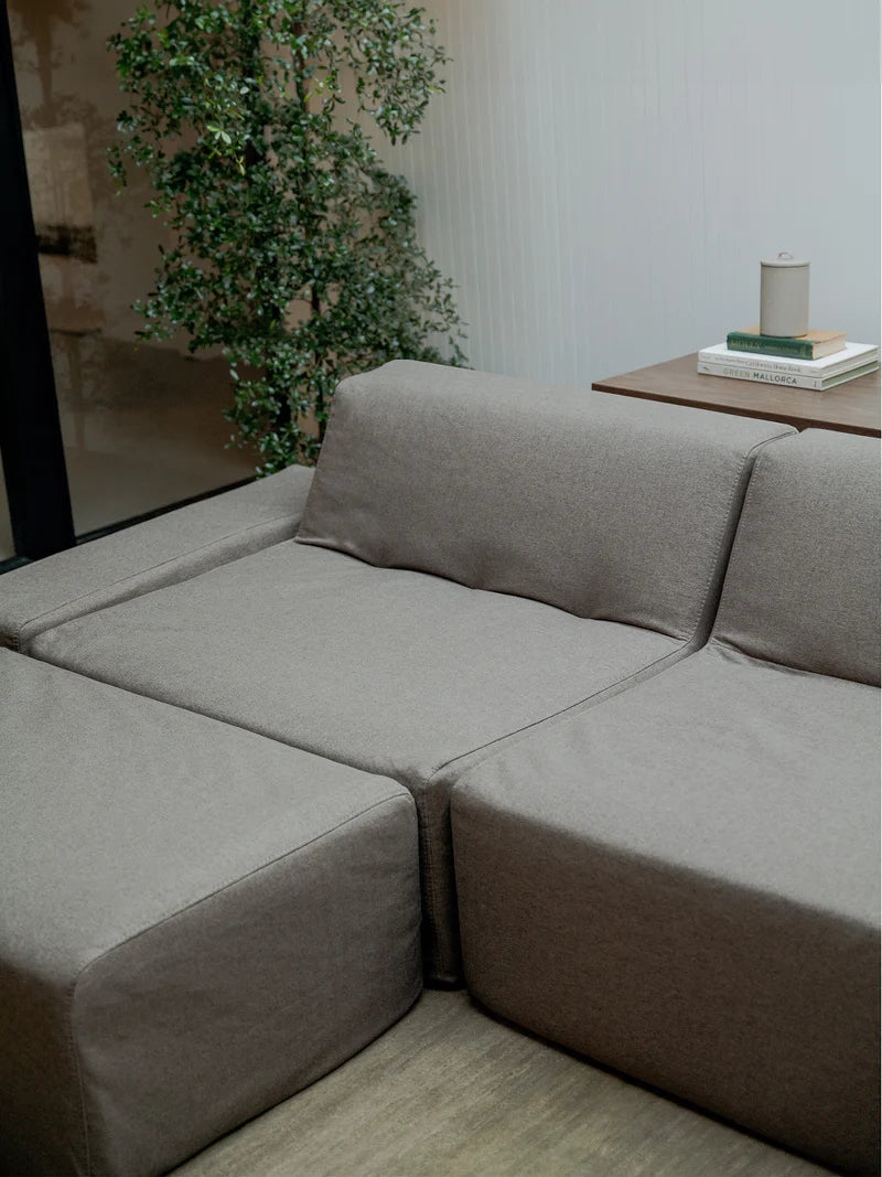 Modo 3 Piece (142") Sofa - Performance Fabric - Mocha