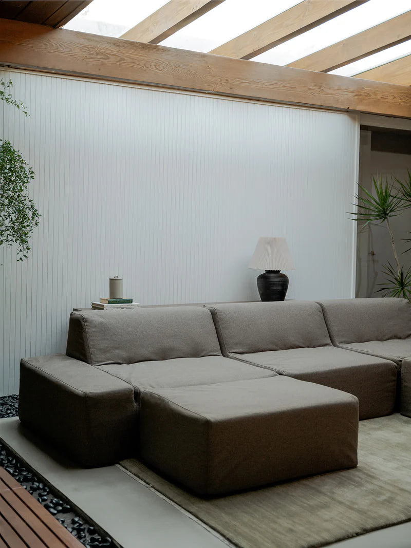 Modo 3 Piece (142") Sofa - Performance Fabric - Mocha