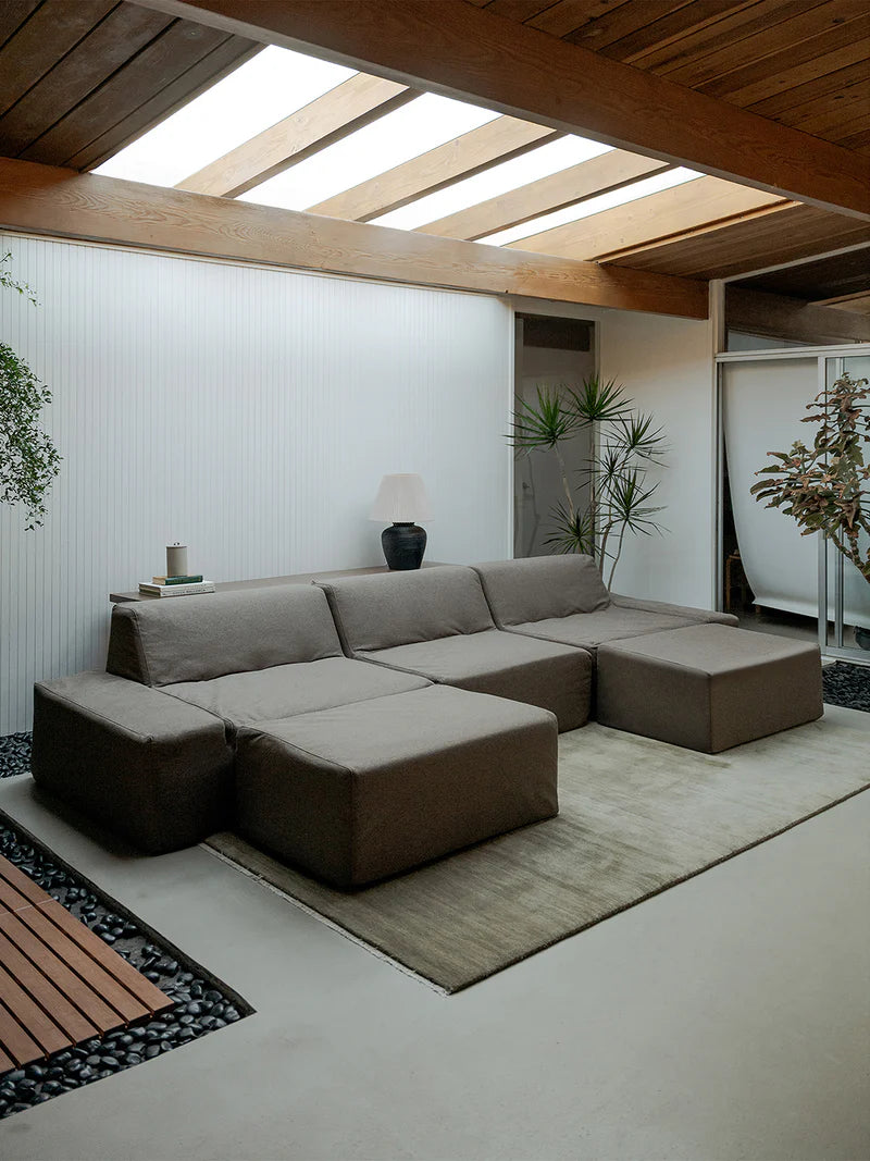 Modo 3 Piece (142") Sofa - Performance Fabric - Mocha