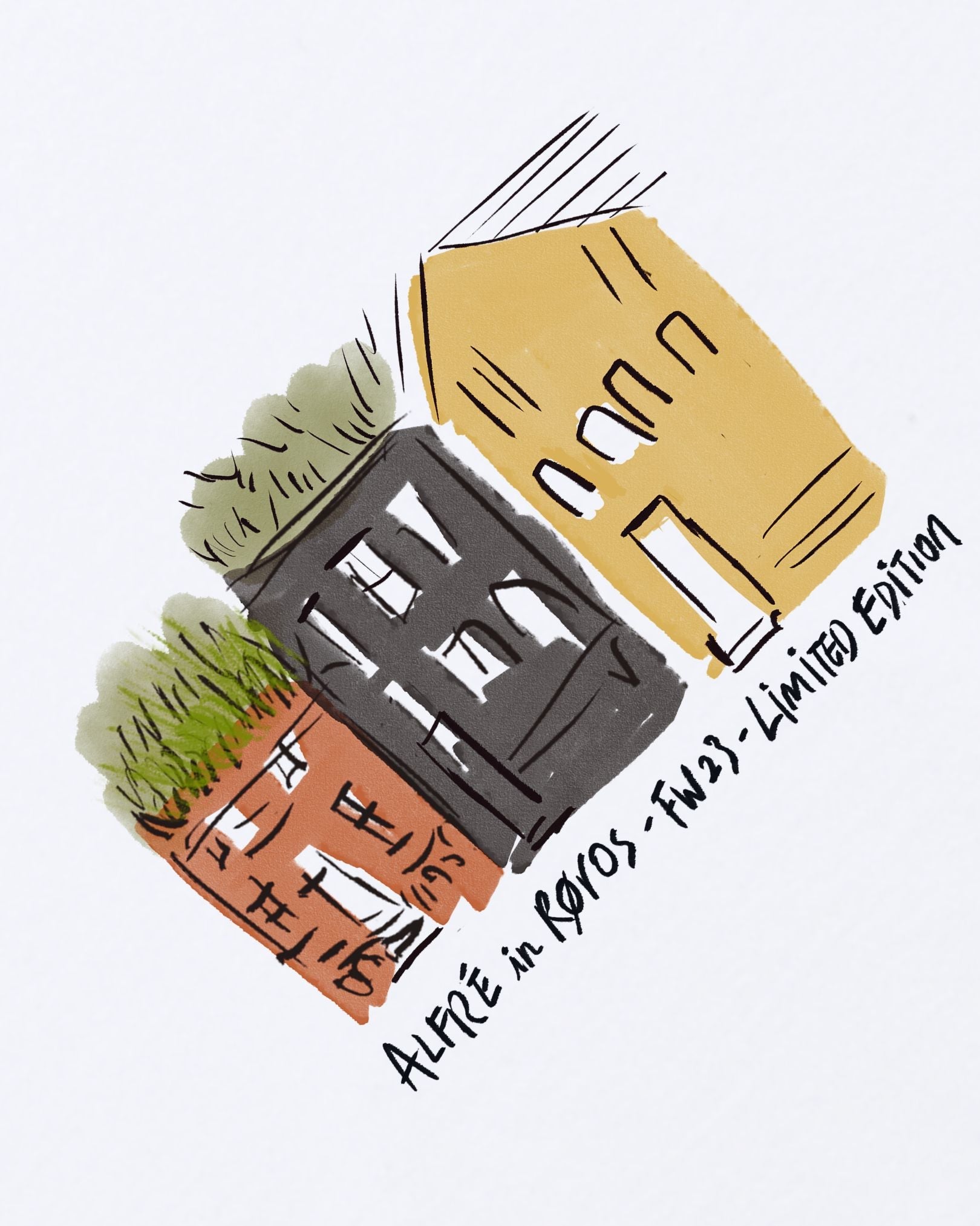 "Alfré in Røros" Limited Edition Graphic Tee (FW23)