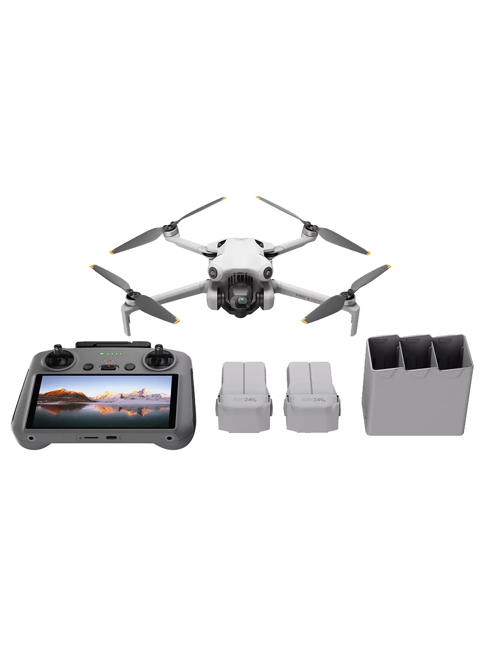 DJI Mini 4 Pro Drone Fly More Combo with RC 2 Controller - Grey