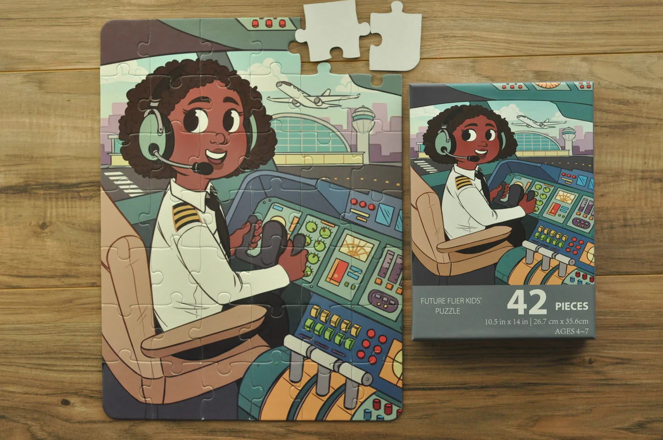Future Flier Puzzle (10.5in x 14in w/42 pieces)