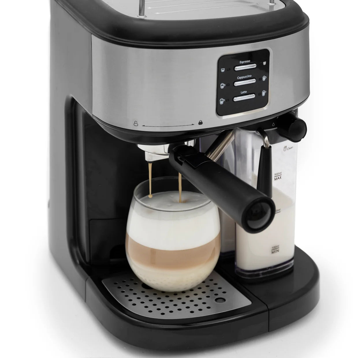 Kismile 3-in-1 Espresso Machine with Button Interface
