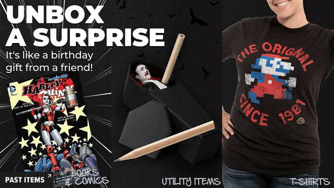 Loot Crate EXCLUSIVE POP CULTURE COLLECTIBLES & GEAR