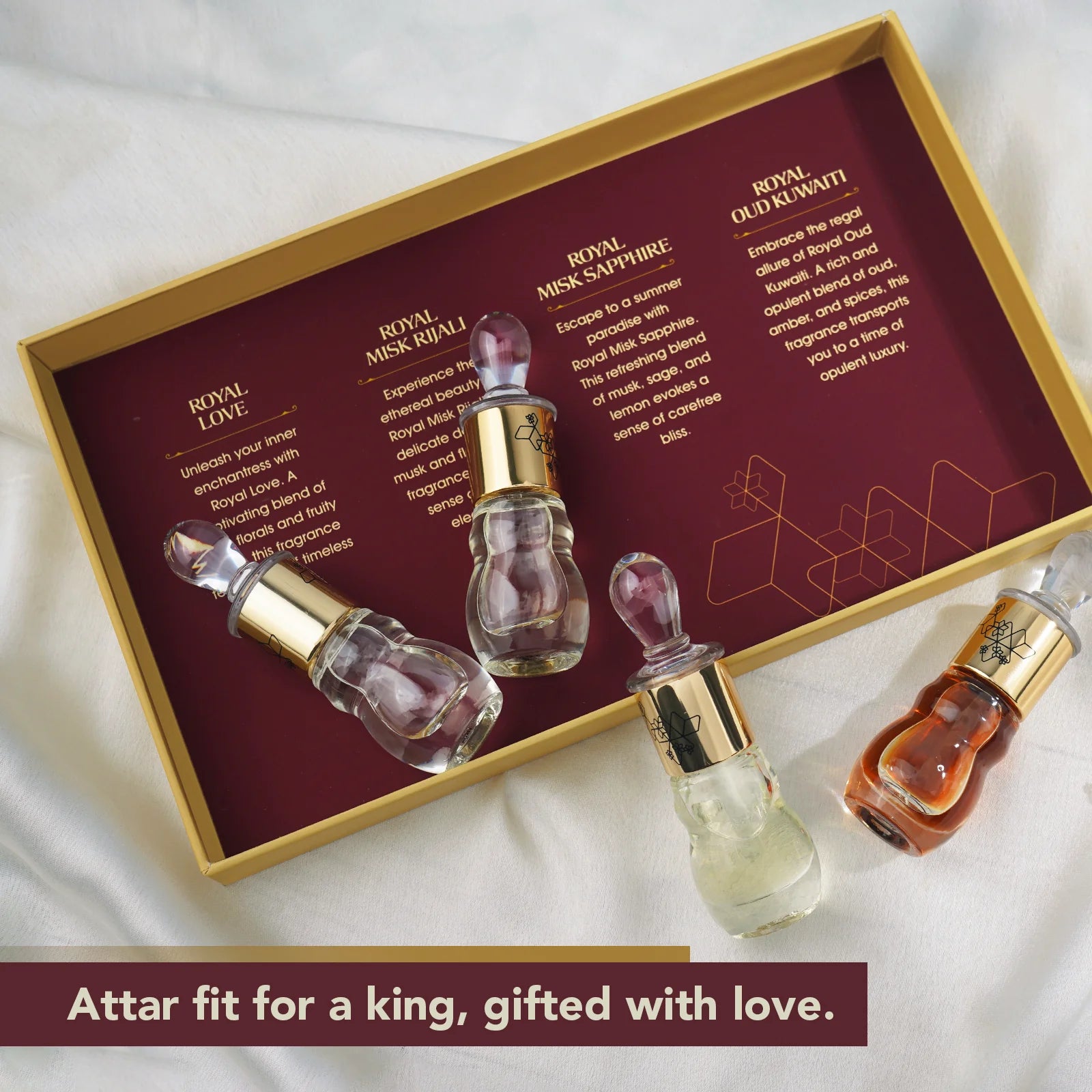 ROYAL Non-Alcoholic Attar Giftpack 20ML for Unisex