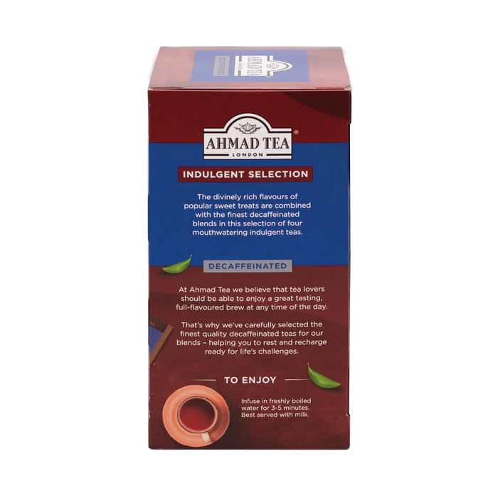 Decaffeinated Indulgent Selection of 4 Black Teas - Teabags