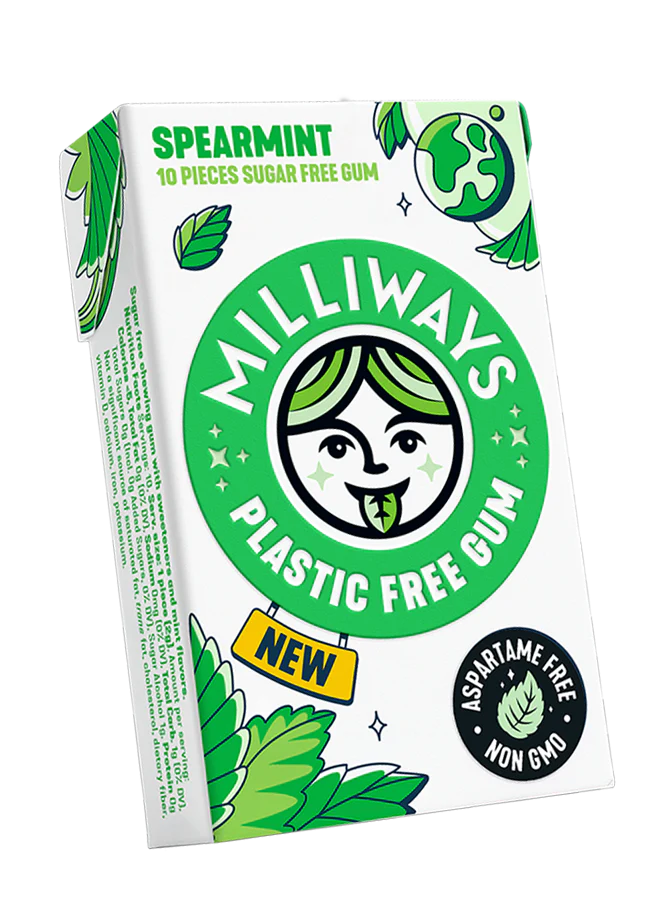 Spearmint Milliways Plastic Free Gum