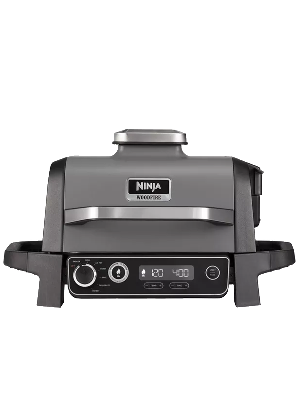 NINJA Woodfire OG701UK Outdoor Electric BBQ Grill & Smoker – Black