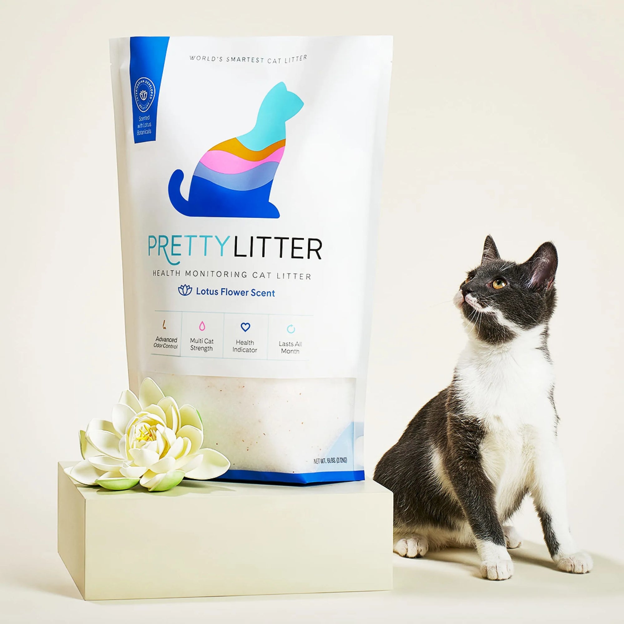 PrettyLitter Lotus Flower Scented