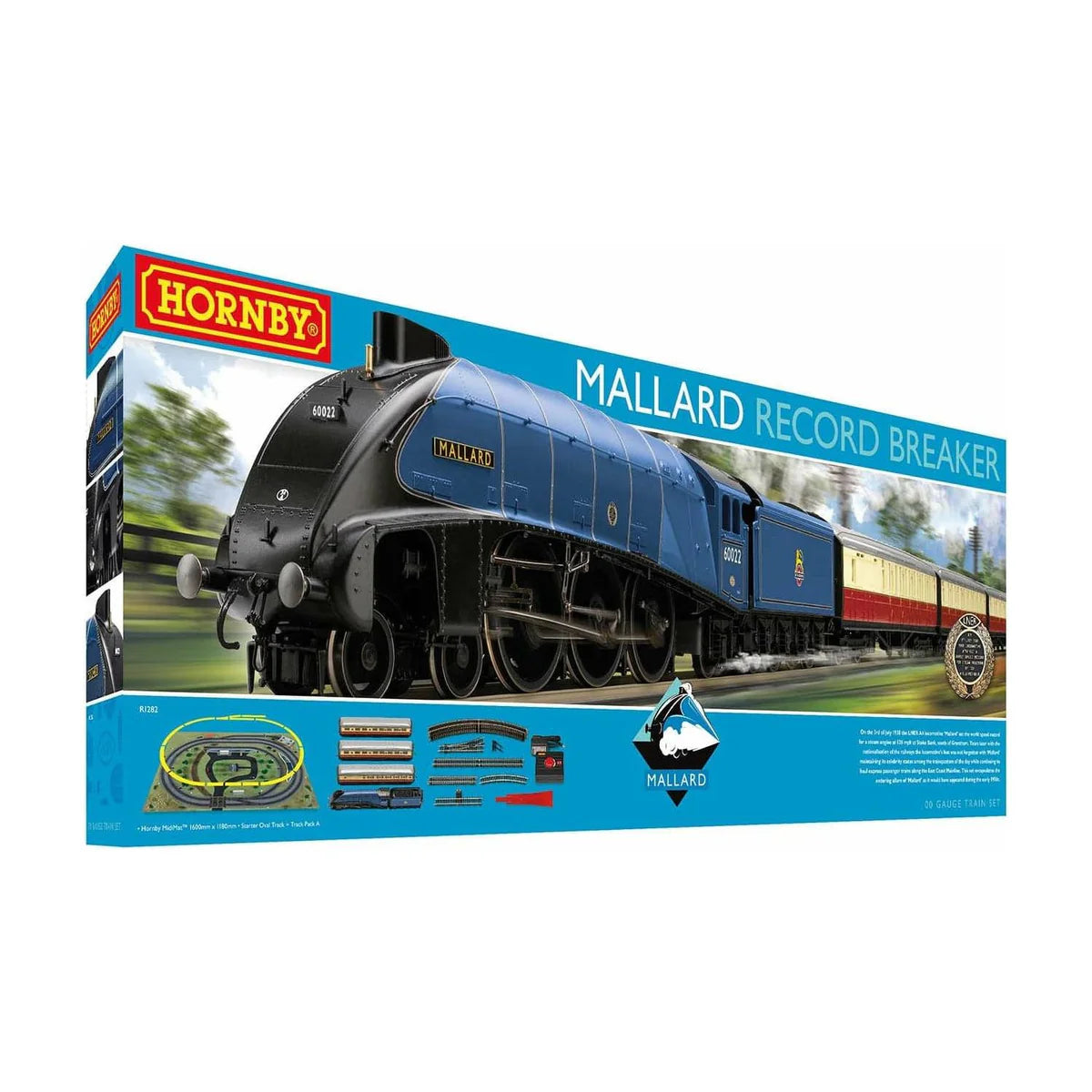 HORNBY OO Mallard Record Breaker Train Set