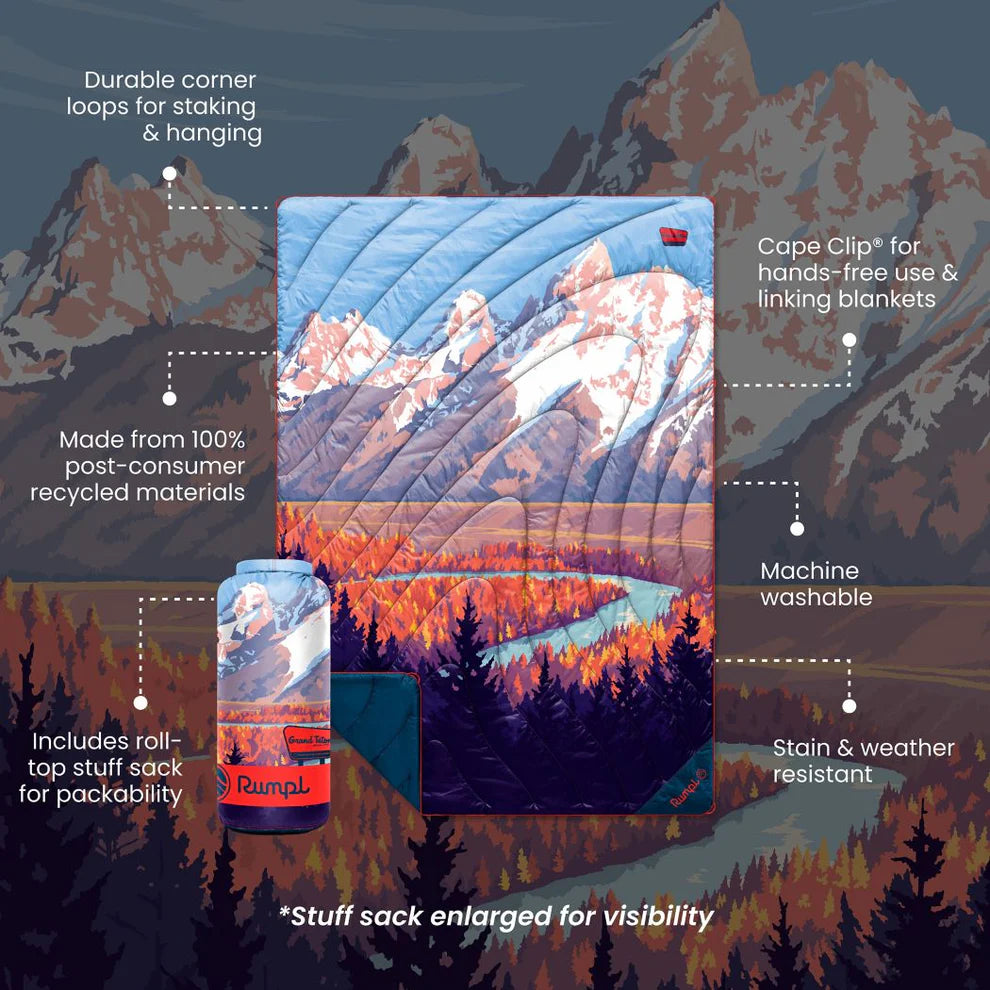 Original Puffy Blanket: Grand Teton National Park