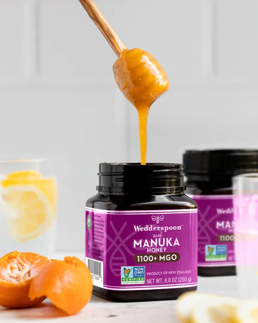 Raw Monofloral Manuka Honey 1100+ MGO, 250g