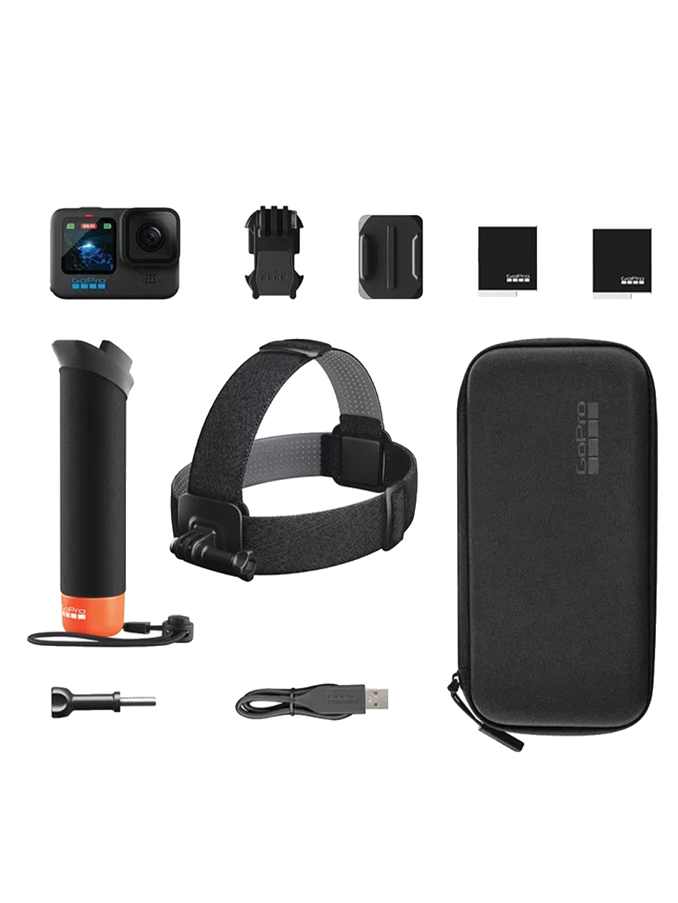 GOPRO HERO12 Black 4K Ultra HD Action Camera & Accessories Bundle - Black